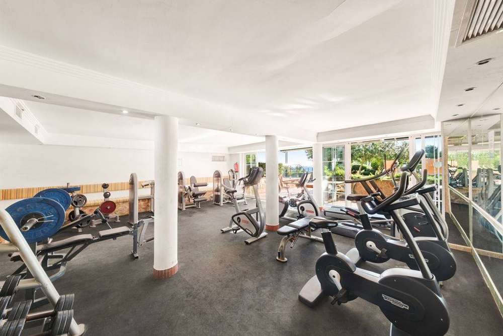 Gimnasio con vistas